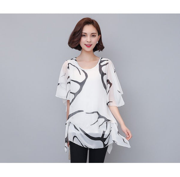 Fashion Chiffon Blouse Shirt