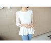 Women Hollow Out blouse