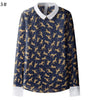 Turn-down Collar Long-sleeved