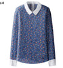 Turn-down Collar Long-sleeved
